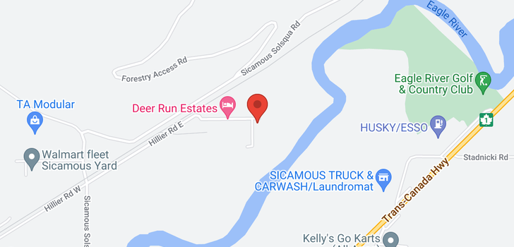 map of #1 1707 Hillier Road E